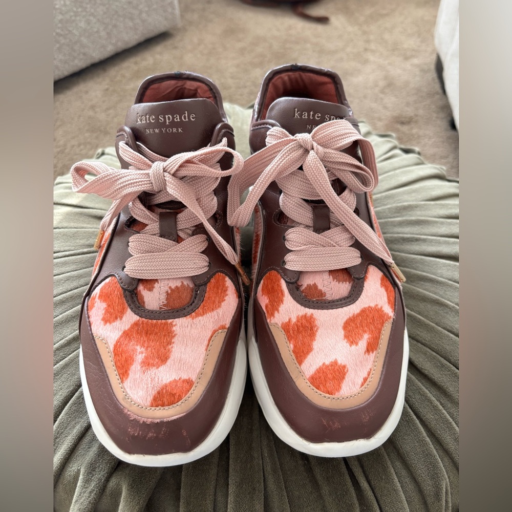 Kate Spade New York Cloud Sneakers in Calf Hair size 9